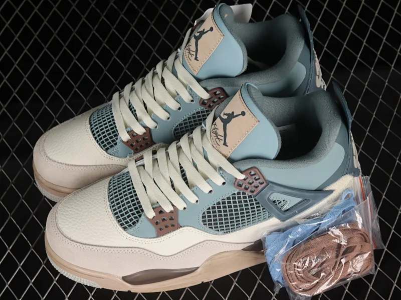 All categories Air Jordan Jordan series basketball shoes Air Jordan 4 KNCW x Air Jordan AJ4 Retro "Red Thunder" AJ4 Joe 4 customized basketball shoes